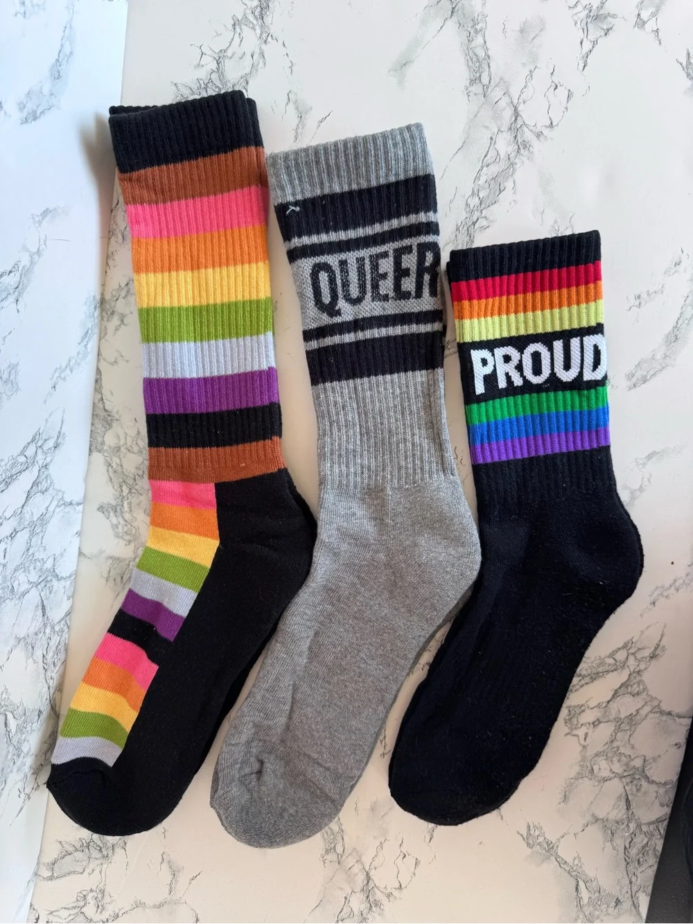 3 Pairs Target Take Pride LGBTQ Socks
